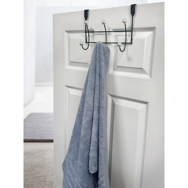 Akoya Over Door Storage Hooks, Matte Black