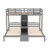 Hewart Kids Twin Over Twin & Twin Bunk Bed-1084654579