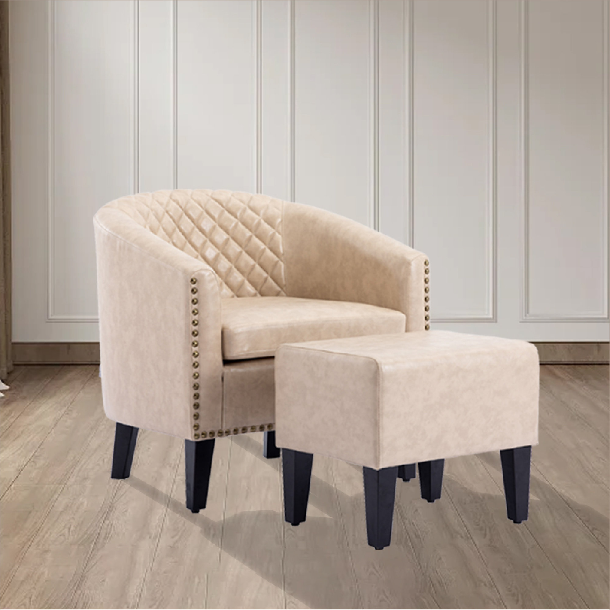 Chair and 2024 ottoman wayfair