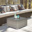 Hoffert Rectangular Metal Outdoor Coffee Table , 65cm cm W 65cm cm D-136135238