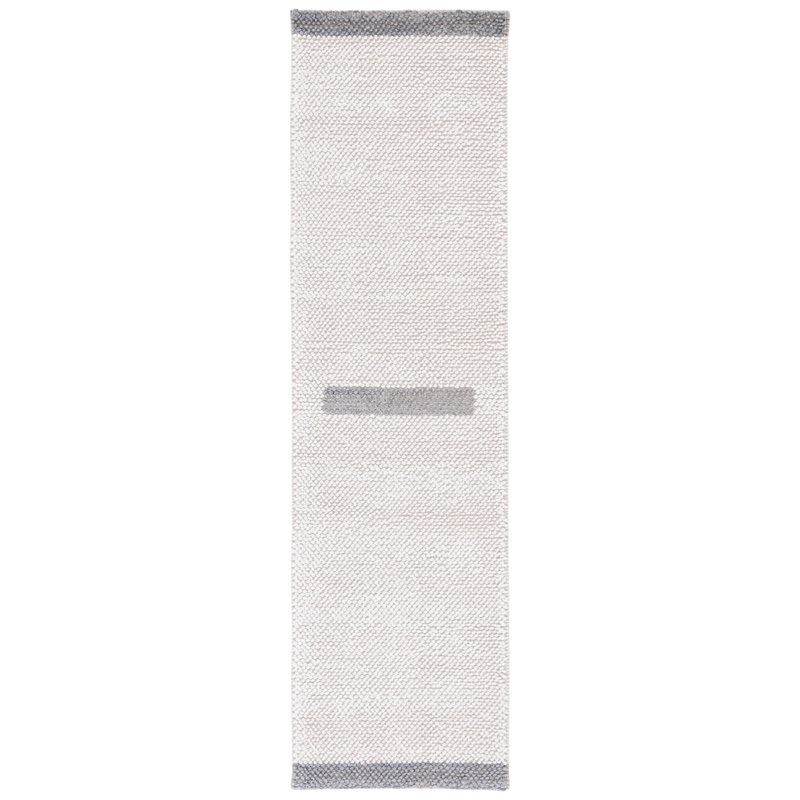 Abdulkarim 324 Area Rug In Ivory / GrayNAT324G, Runner 2'3" x 8'