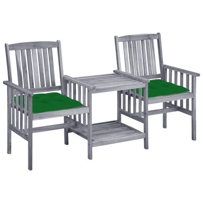Ensemble bistro long avec coussins 62,6 po pour 2 personnes Luler Square