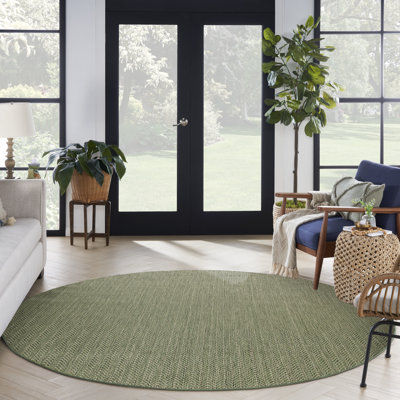Dippold 2' x 3' Green Modern Rug