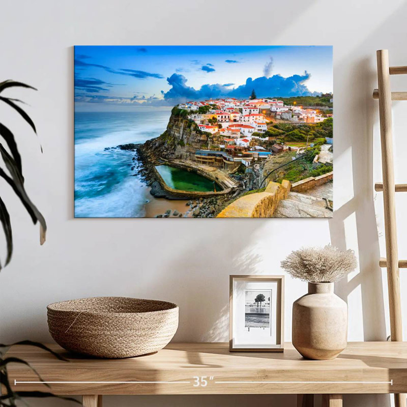 Nicci Azenhas Do Mar Seascape, 16" H x 24" W