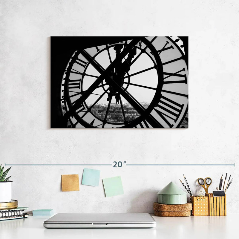 Clock Tower Window, 8" H x 12" W