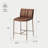 Maven Lane Gerard Stool with Faux Leather Upholstery-108989932-108989934