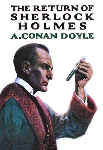 Le retour de sherlock holmes #1 par erberto carboni affiche rétro, H 66 po x l 44 po x P 1,5 po