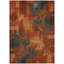 Tapis abstrait lavable à la machine intérieur / extérieur ACN2948-1127905588-1127905741