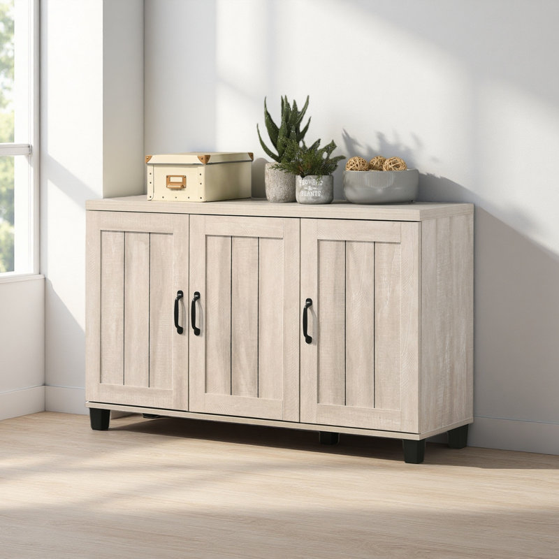 45" 3-Door Shoe Cabinet
