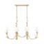 Lustre linéaire à 6 lumières Aslin-123223222