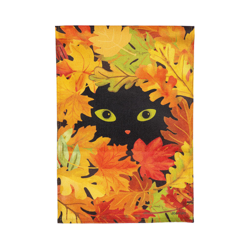 Drapeau de jardin Peekaboo Cat Burlap
