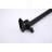 Freestanding Bathtub Faucet Tub Filler Matte Black Floor Mount Bathroom Faucets Single Handle with Hand Shower