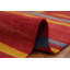 Tapis rayé bohème vibrant 5 x 10