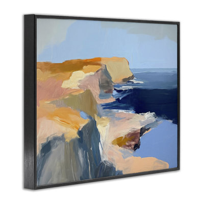 Giclée sur le littoral de falaises escarpées par Ramona Murdock