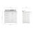 Flynt 37'' Single Bathroom Vanity with Carrara Marble Top-64627293