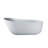 67-Inch Solid Surface Soaking Bathtub With Overflow For Bathroom