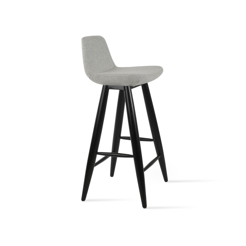 Tabouret de bar et de comptoir Pera Baba, Tabouret de bar (siège d'une hauteur de 29 po), Wengé, Pistache