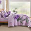 Ensemble d'édredon floral 7 pièces, lit doux dans un sac avec draps-123554055-123554061