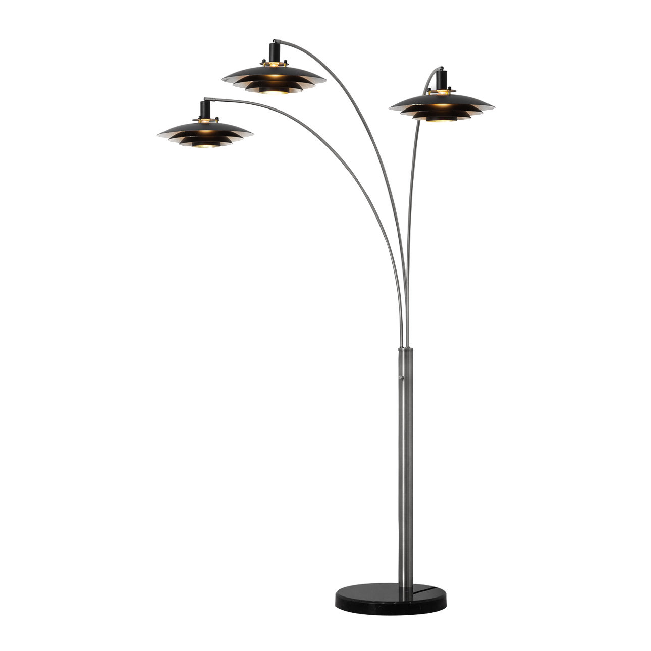 Rancho Mirage 84" Floor Lamp, Antique Nickel