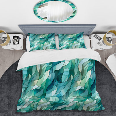 Ensemble de housse de couette abstrait