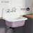 Loire 22" Cast Iron Rectangle Wall-Mounted Sink In Glossy Lavender-116786465