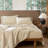 100% Washed Cotton Sheet Set Extra Deep Pocket Linen Like Textured-2114640511-2099112830