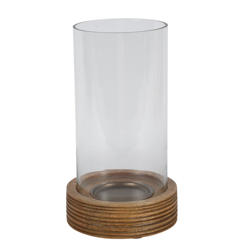 Silvica Wood Tabletop Votive Holder
