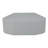 Upholstered Petal Ottoman 12" Height-101545403