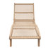 Amalfi Outdoor Acacia Wood annd Wicker Woven Sun Lounger