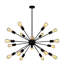 Lustre sphérique spoutnik 18 lumières Hajirah-607070912