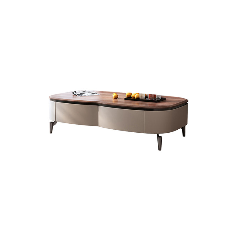 Coffee Table with Spacious Storage, 17.71" H x 55.11" L x 31.49" W