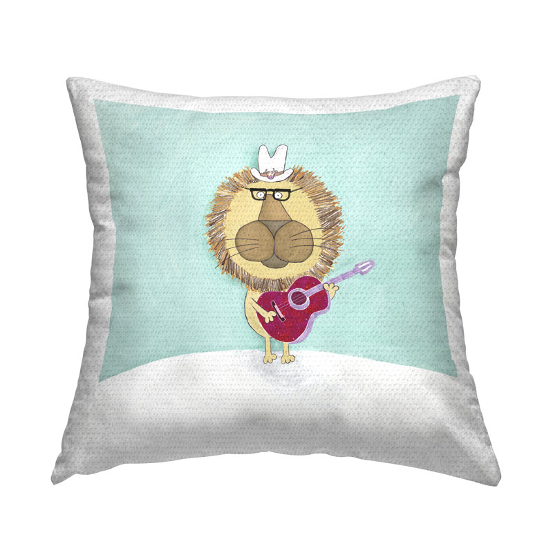 Housse et insert de coussin décoratif carré en polyester pour l'intérieur et l'extérieur