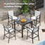Charmayne Aluminum Outdoor 27.7'' Bar Stool-161908076