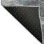 Tapis gris Prisco lavable à la machine de qualité supérieure-1579976378