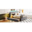 Lit, lit plateforme tapissier avec lit gigogne Teddy-3436712