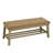 44.4"W Modern Upholstered Wooden Storage Bench with Lower Shelf-1589570106