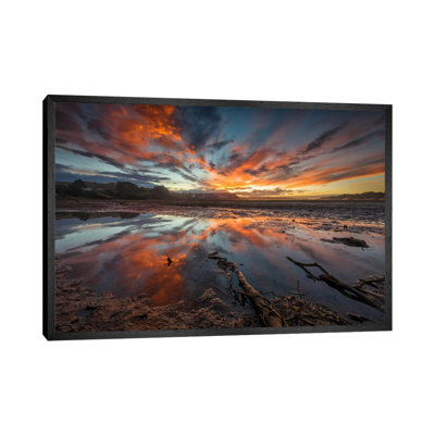 Fire In The Sky 1 Piece Wall Art on Canvas