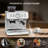 R.W.Flame Espresso Machine With Grinder,team Wand, Milk Cup&Self-cleaning Function For Home Barista