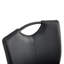 Ensemble de 2 chaises noires en polyuréthane