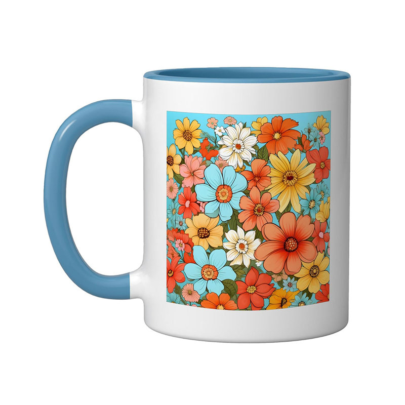 Ceramic Coffee Mug, Blue
