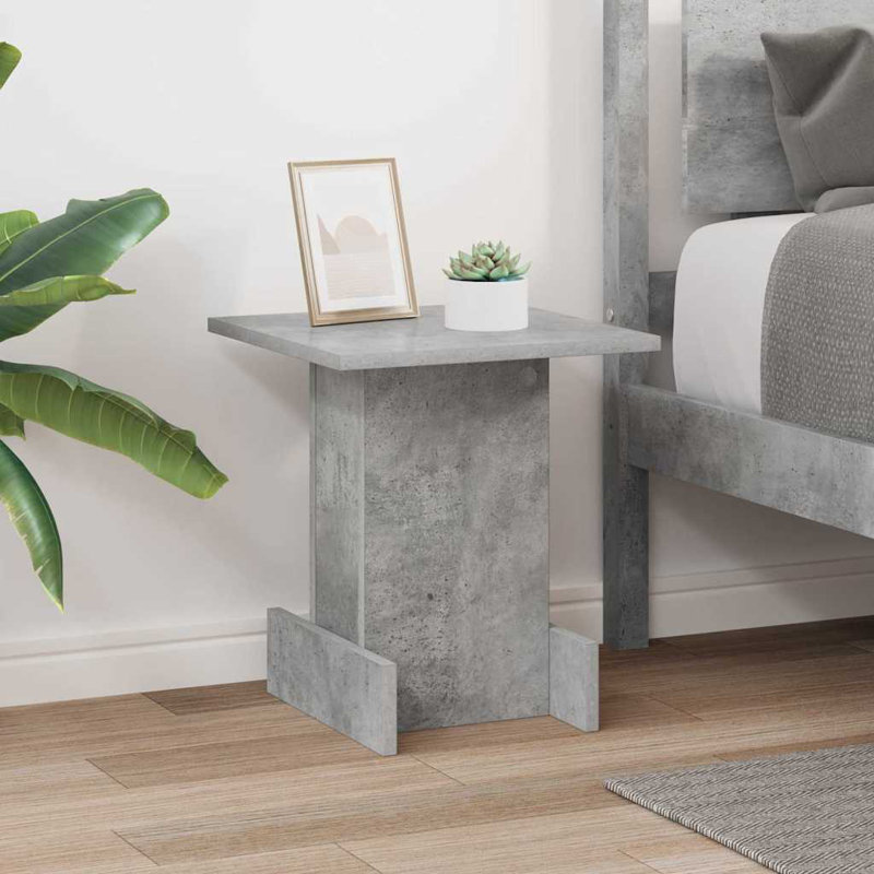 End Table, Concrete Grey