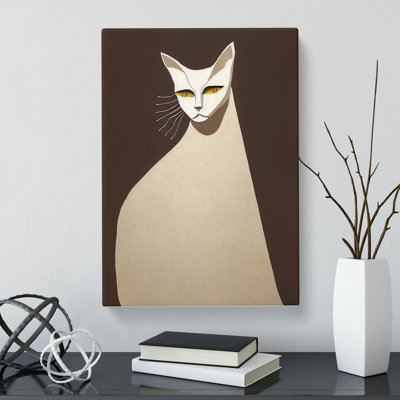 Unique Egyptian Cat - Wrapped Canvas