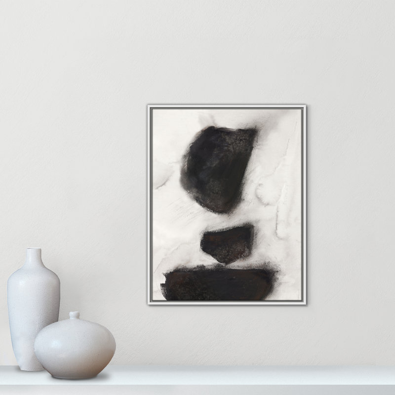 Elegant Contrast II Print by Casa Fine Arts, 29.5" H x 23.5" W, White