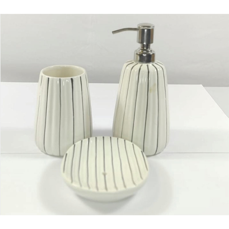 Ensemble d'accessoires de salle de bain 3 pièces