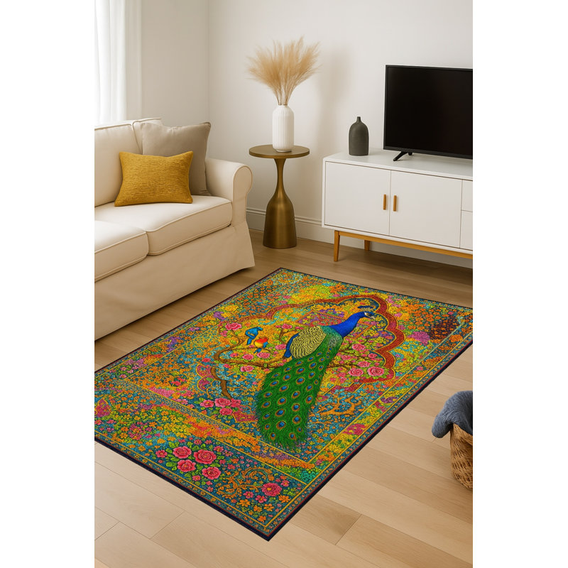 Tapis gris tissé Mosso, 4'11" x 7'7"