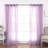 Taumsauk Semi Sheer Curtain Panel Pair-1610679590-1610679595