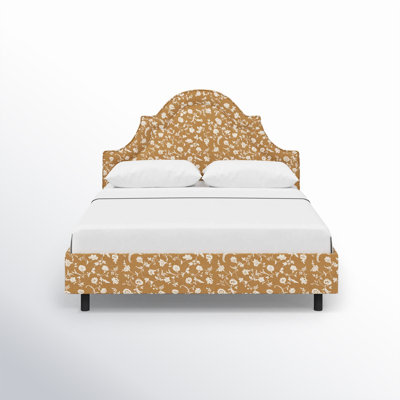 Knipe Cotton Upholstered Bed