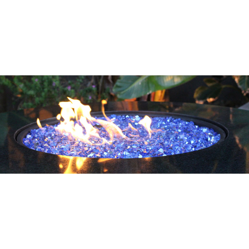 Verre de foyer 25 lb, Bleu de cobalt