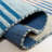 Anjail Flat Weave Wool/Cotton Plaid Rug in Orange/Blue-2136626909