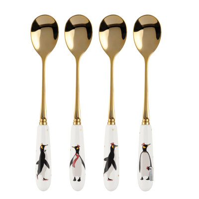 Christmas Penguin Stainless Steel Teaspoon